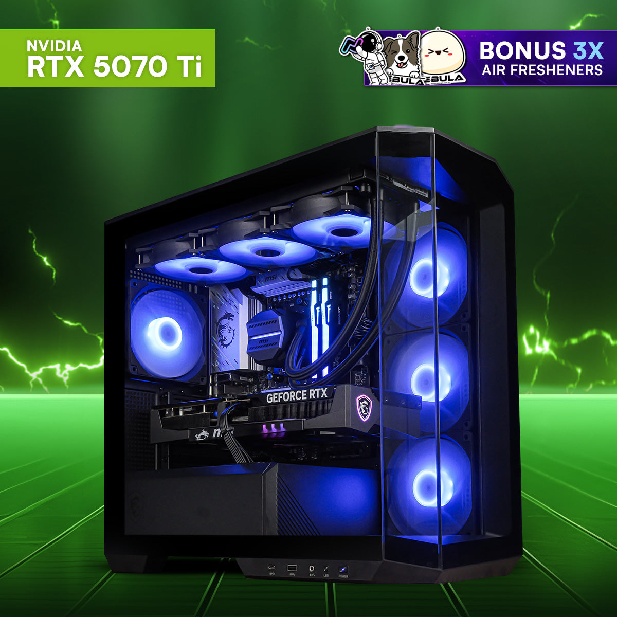 PHANTOM ROUGE: RYZEN 5 7500F | RTX 5070 Ti