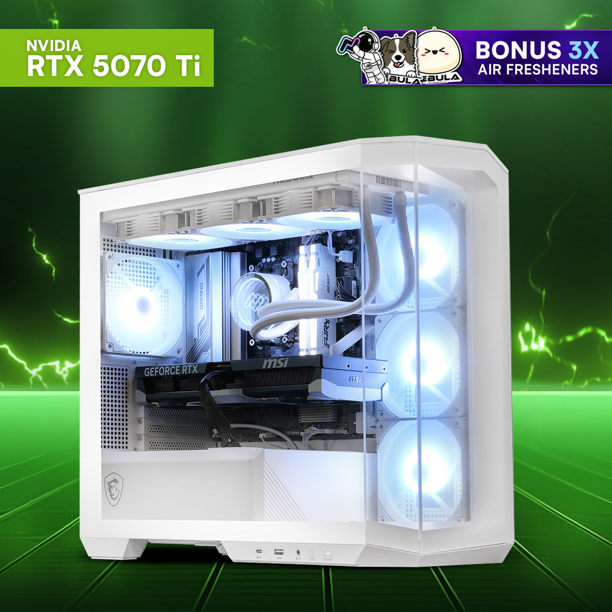 PHANTOM SIEGE: RYZEN 5 7500F | RTX 5070 Ti