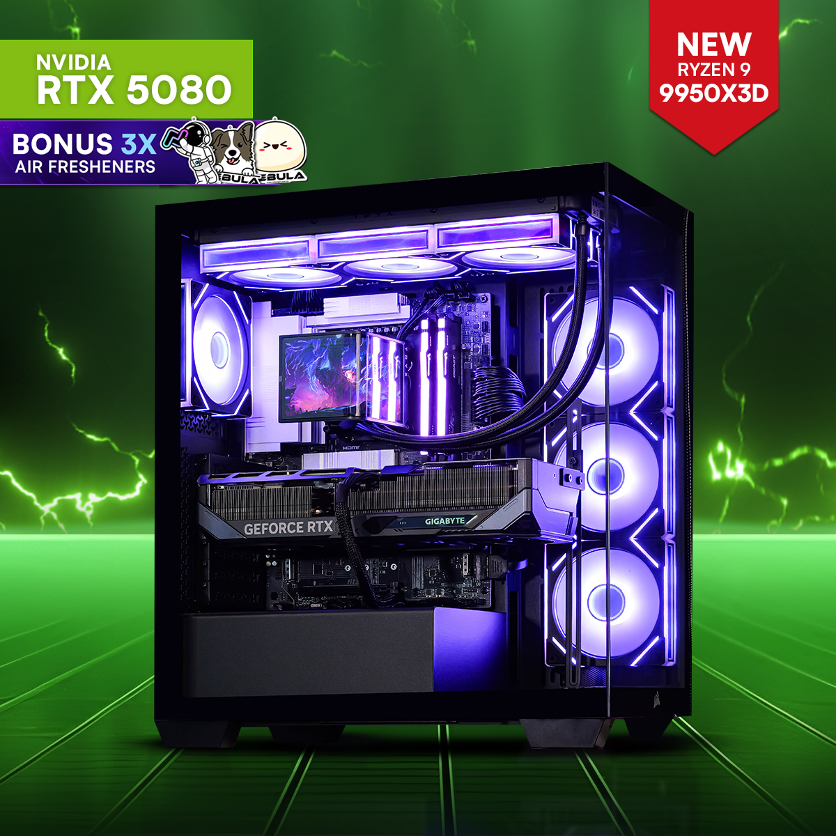 PHANTOM SURGE MAX: RYZEN 9 9950X3D | RTX 5080