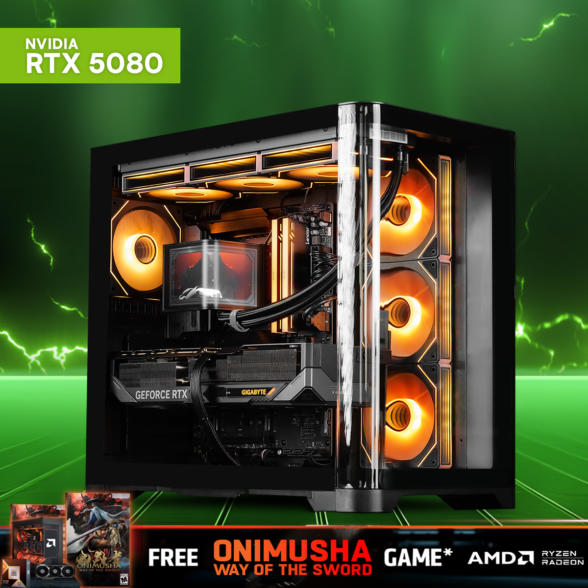 PHANTOM SURGE MAX: RYZEN 9 9950X3D | RTX 5080