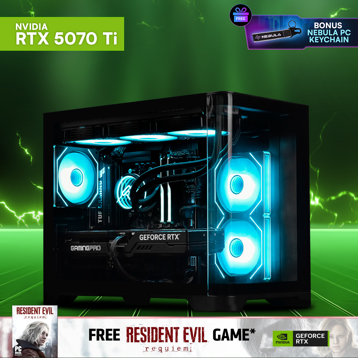 RAVEN ELITE: RYZEN 7 7700 | RTX 5070 Ti