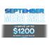 SEPTEMBER MEGA SALE