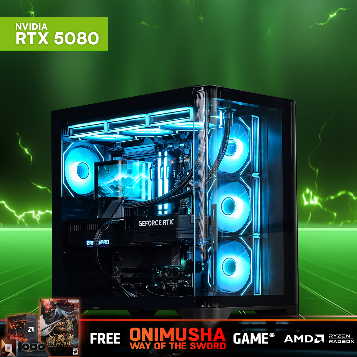 SHADOW BLACK ICE V2: RYZEN 7 9800X3D | RTX 5080