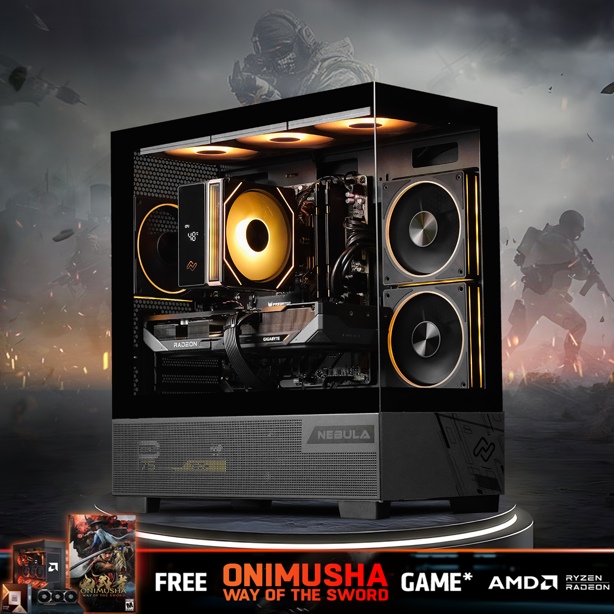 SOVEREIGN: RYZEN 7 7700 | RX 9070 GRE