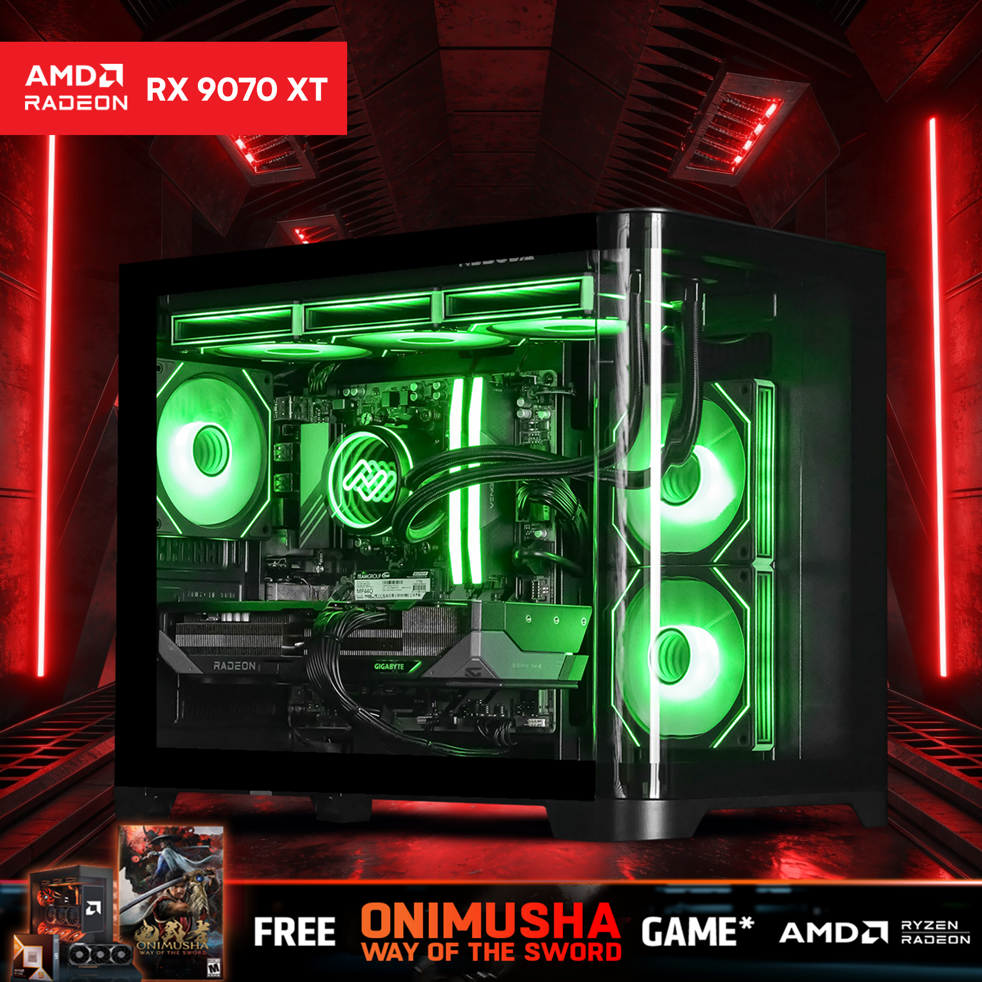 THORN BLADE: RYZEN 7 7800X3D | RX 9070 XT