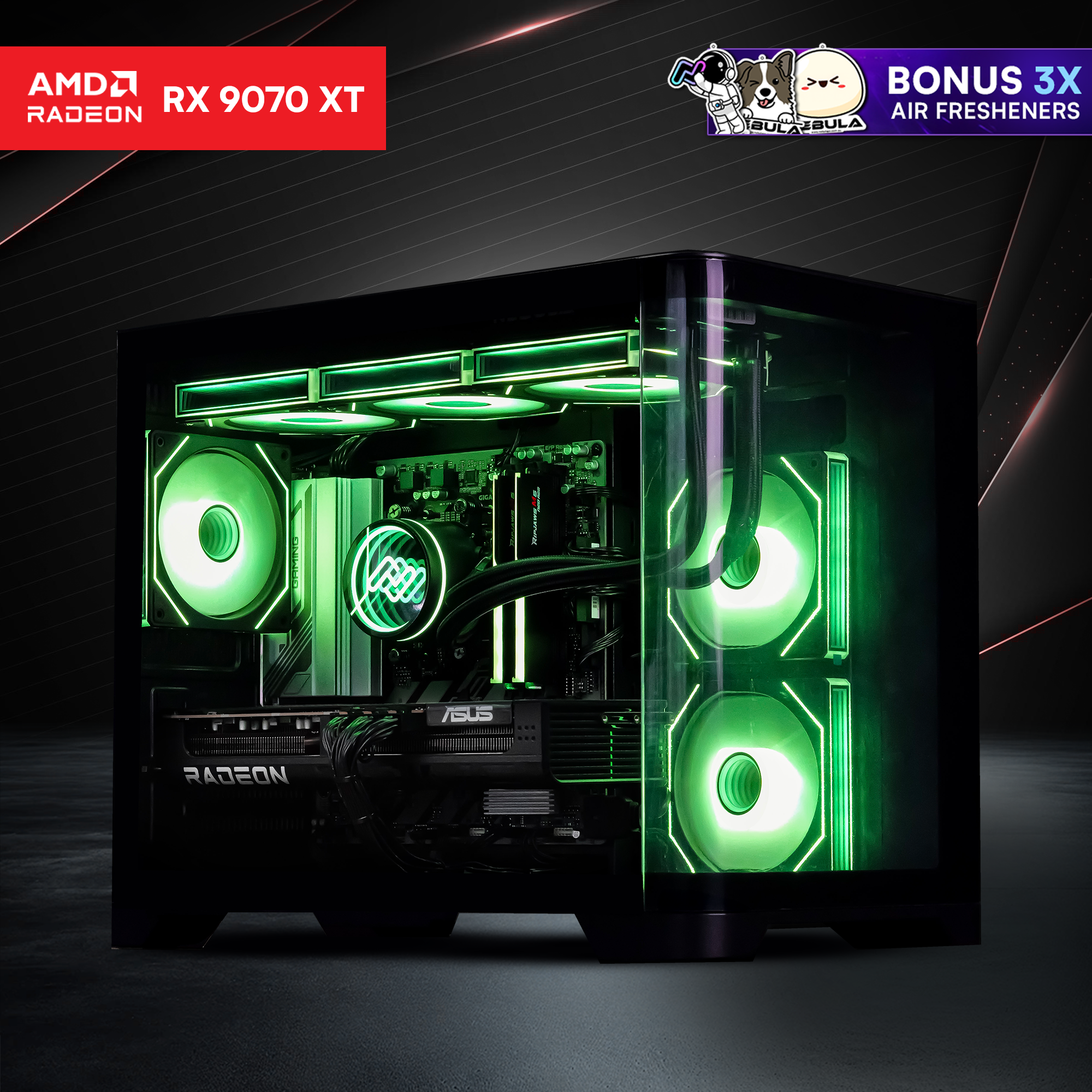 THORN BLADE: RYZEN 7 7800X3D | RX 9070 XT