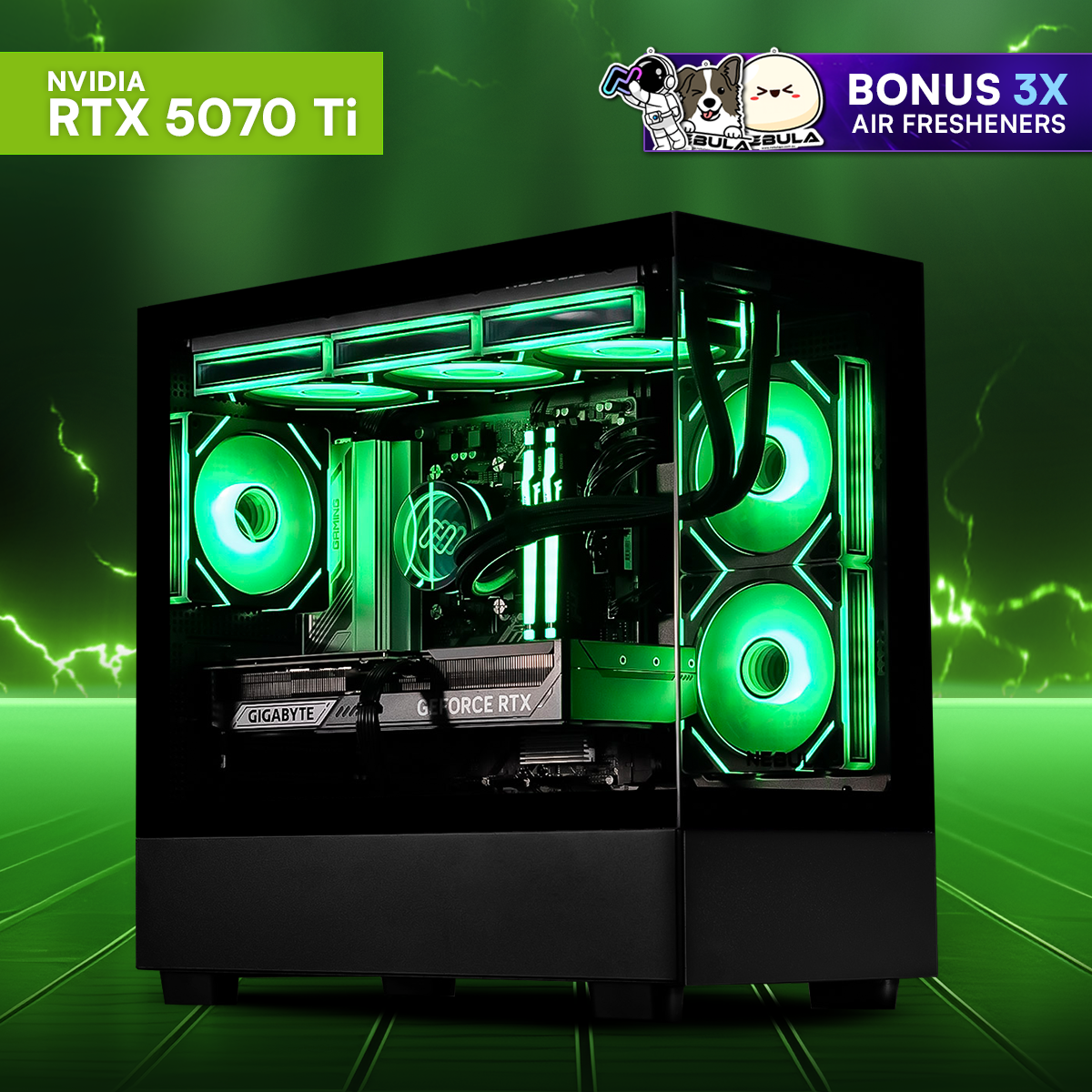 VANDAL ELITE: RYZEN 5 7500F | RTX 5070 Ti