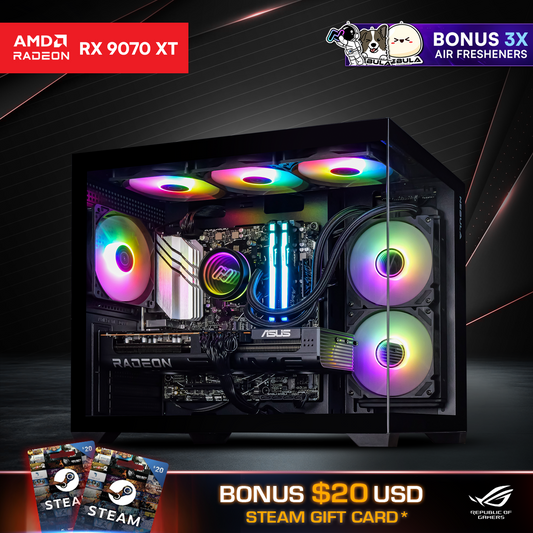 WYVERN LVL 8 RADEON MAX: RYZEN 7 7800X3D | RX 9070 XT