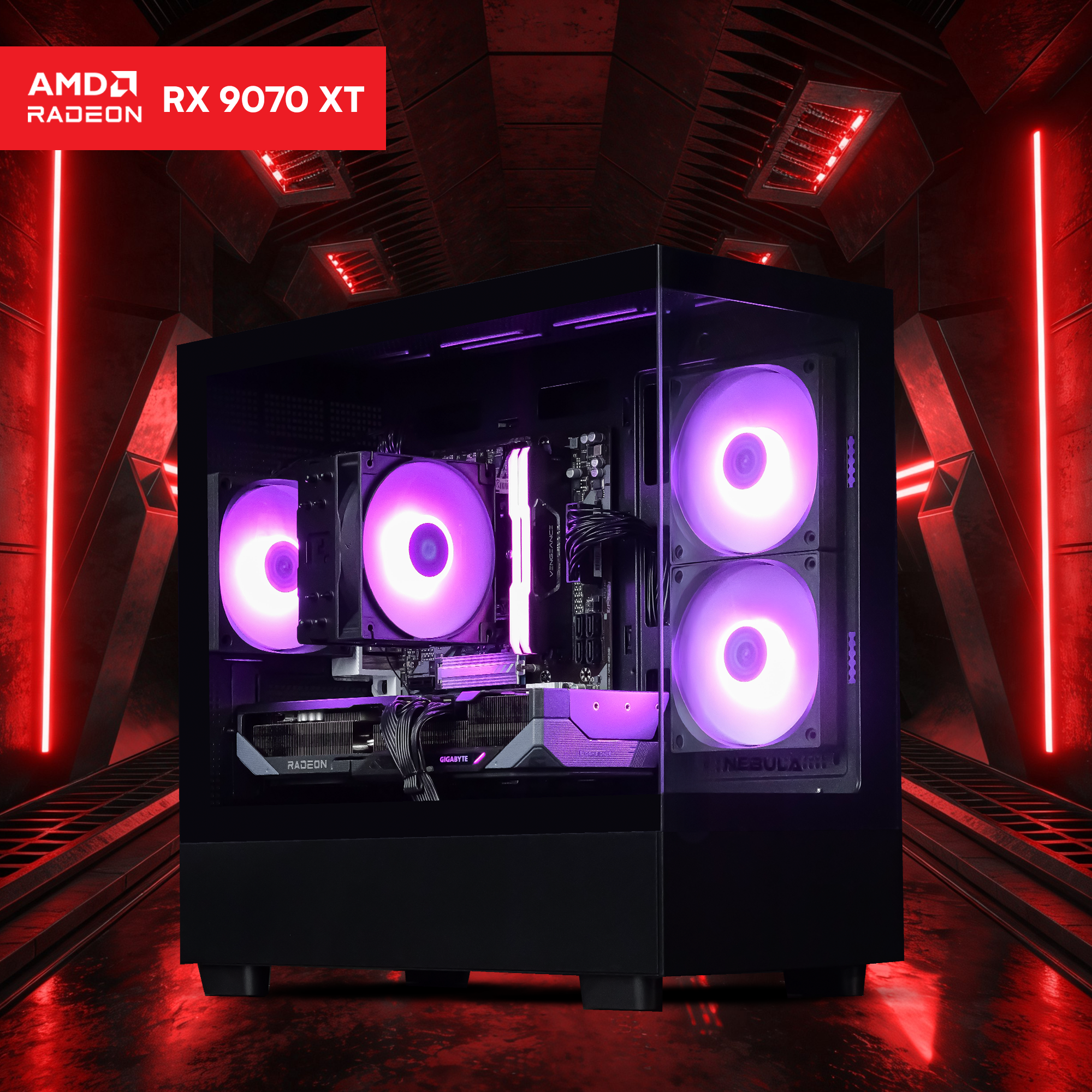 WYVERN LVL 8 RADEON: RYZEN 5 7500F | RX 9070 XT