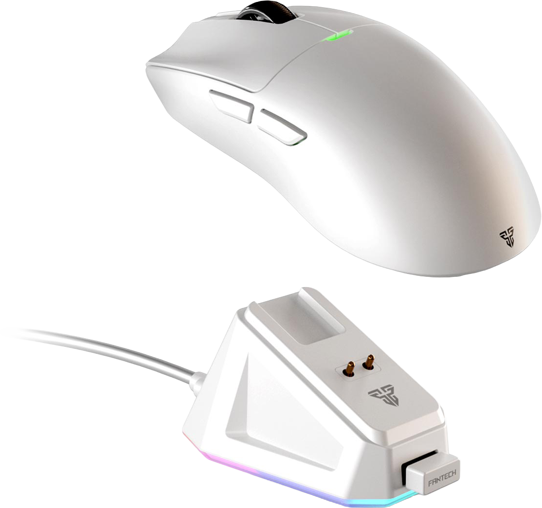 Fantech TANTO E Tri-Mode 1K Wireless Gaming Mouse - White