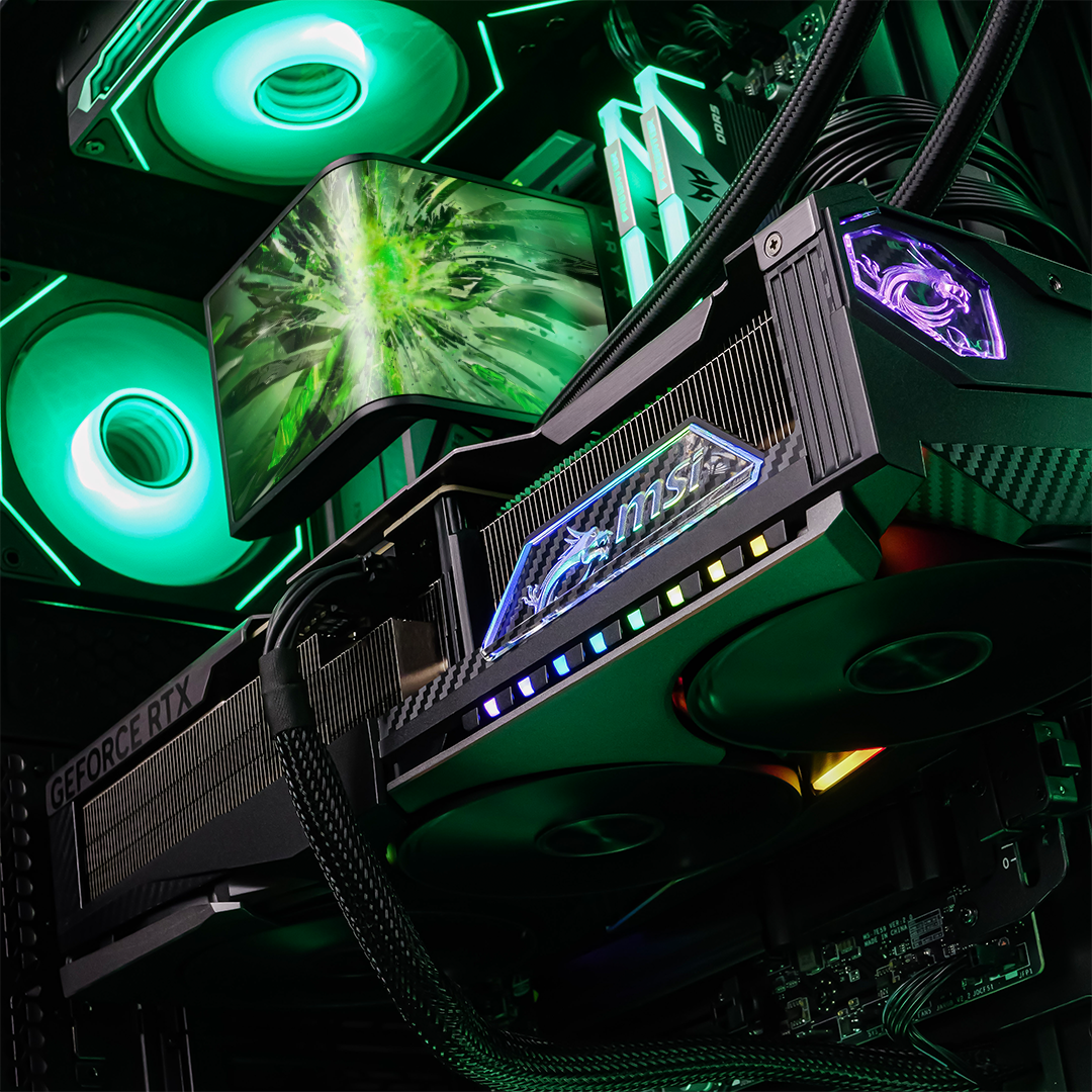 EMERALD GLASS: RYZEN 9 9950X3D | RTX 5090