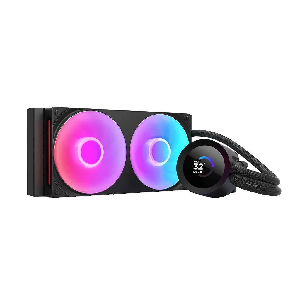 NZXT Kraken Plus 240 RGB Liquid Cooler - Black