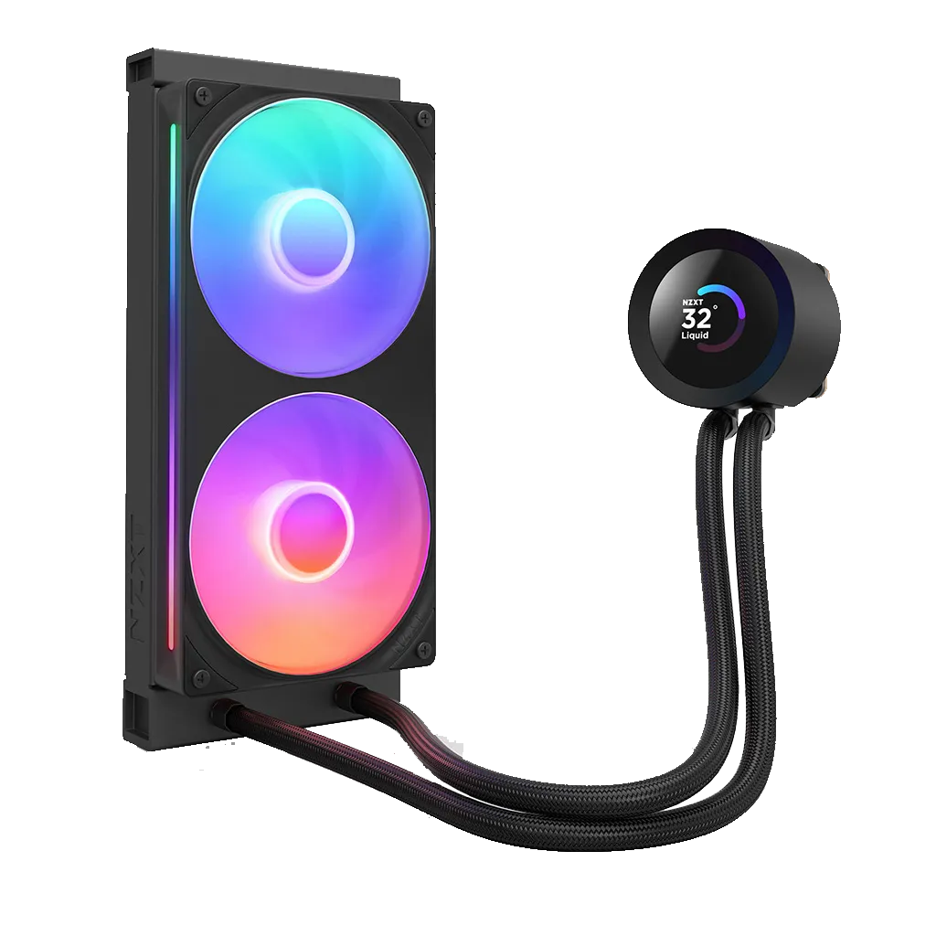 NZXT Kraken Plus 240 RGB Liquid Cooler - Black