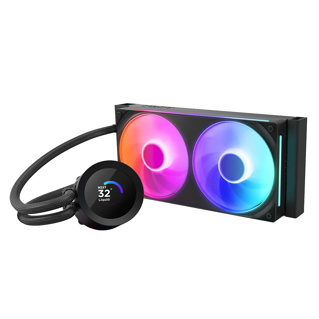 NZXT Kraken Plus 240 RGB Liquid Cooler - Black